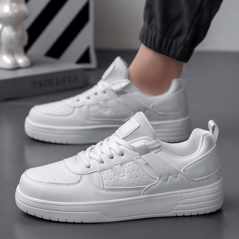 2025 New Model Soft-soled Lightweight Breathable White Sneakers